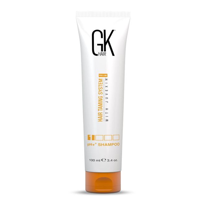 GK HAIR Global Keratin pH+ Pre-Treatment Clarifying Shampoo (3.4 Fl Oz/100ml) For Preps Hair Deep Cleansing,Removes Impurities -With Aloe Vera, Vitamins & Natural Oils All Hair Types Men and Women