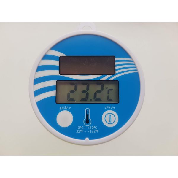 Finest-Filters Solar Pond Thermometer Temperature Digital Screen LCD Garden Pond Pool Fish