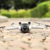 WEIR DJI Mini3Pro1 Foldable Landing Gear Protective Bracket with Silicone Strap (Gray)