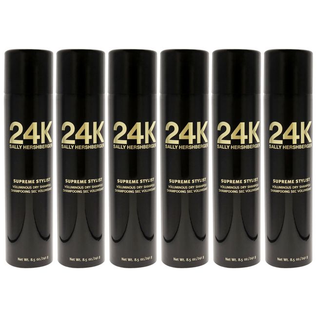 24K Supreme Stylist Voluminous Dry Shampoo by Sally Hershberger-8.5oz-Pack of 6