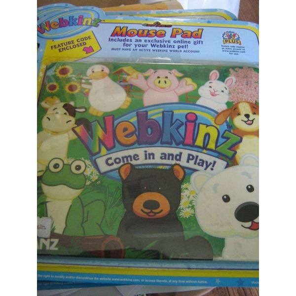 New Sealed Ganz Webkinz "Country Living" Mouse Pad w/Intact Code