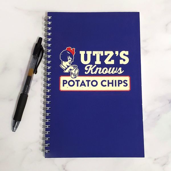 Utz's Knows Potato Chips (Blue) / Spiral Notebook - 1