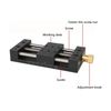 Manual Linear Stage 75mm Sliding Table Linear Rail Guide Aluminium Alloy Slid...