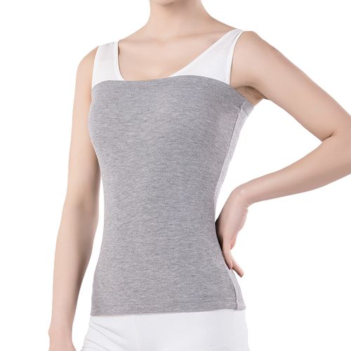 QQOLi Belly Wrap, 100% Cotton, Heat Retention, Long Length, Belly Wrap, Antibacterial, Odor Resistant, Cold Disease Prevention, Suitable for All Seasons, Waist Warmer, Thin, Fit, Warm Activity, 3 Sizes Available, gray (light gray)