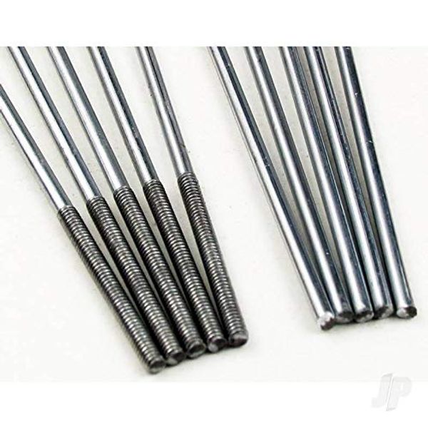 JP 8" (200mm) Threaded Pushrods Control Linkage M2 (10pcs) | For RC Model Planes