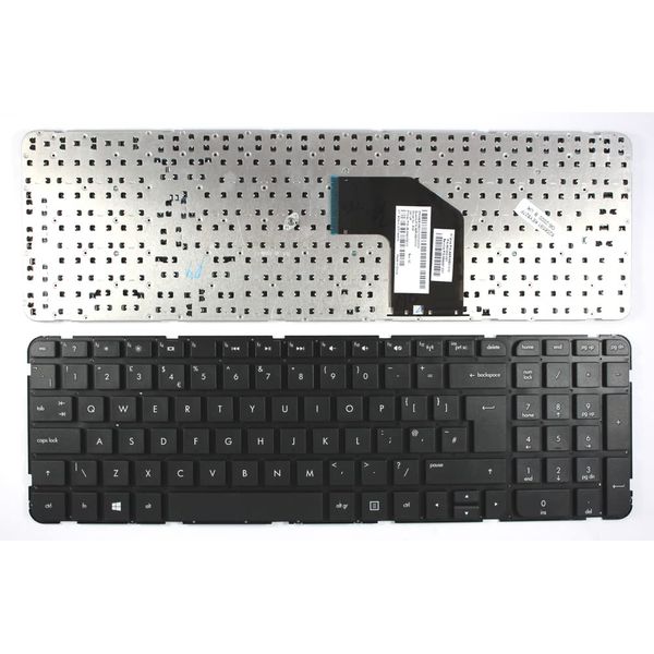Power4Laptops UK Layout Black Replacement Laptop Keyboard Compatible With HP 2B-04820Q121