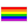 CafePress Rainbow Love Sticker Rectangle Bumper Sticker Car Decal