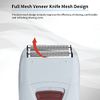 Electric Foil Shavers, Cordless Metal Double Foil Shaver Multifunctional 2 in 1 Foil Trimmer Shaving Machine Clippers for Hair Cutting
