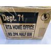 1 Box Collapsible Storage Bins Half-Size By Mainstays Stadium Blue 8 Units!