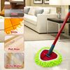 NEWE Spin Mop Heads Replacements 3 Pack Compatible with O-Cedar RinseClean 2 Tank System, Microfiber Chenille Pads Attachment Replace Refills for Deep Cleaning All Floors
