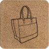 'Handbag' Square Cork Trivet/Pot Stand (TR00025692)