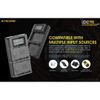 Nitecore UCN2 Pro Dubbel Lader voor Canon LP E6 (N), Schwarz