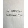 Rainbow Replacement Safety Flag for ATV or Bicycle.