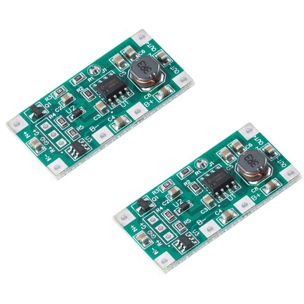 2pcs DC 5V 1A UPS Power Module UPS 18650 Lithium Battery Protection