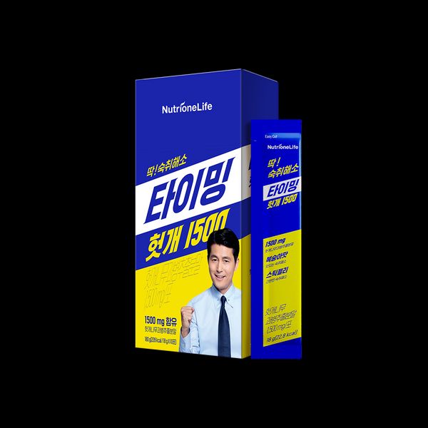 Nutrione Jung Woo Sung Timing Hutgae 1500 1 box 10 packs hangover relief