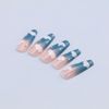 24PCS False Nails Long Ballerina Press on Nails with Adhesive Nail Tabs Full Cover Artificial Nails Tips Fake Nails Art Manicure Decoration for Women Girls