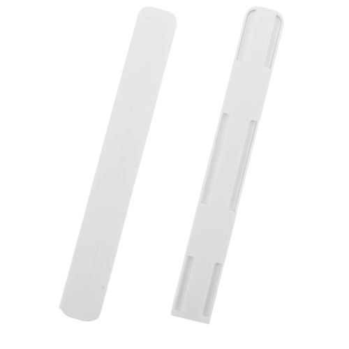 1 Pair Adhesive Drawer Sliders Cabinet Bin Sliders for Baskets Filing Cabinets Storage Boxes (with Stickers)