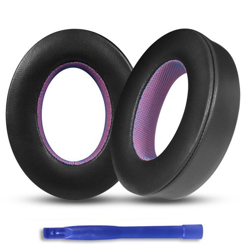 Jomwag Sheepskin Replacement Earpads for Bose NC700 Black/Purple – Luxurious Comfort & Durability