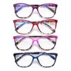 Dolarosey Ladies Reading Glasses，Blue Light Blocking Readers,Mult-pattern Print Cheaters,Spring Hinge Computer Eyeglasses (2.0)