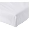 Helena Springfield Plain Dye Percale 50/50 Fitted Sheet Extra Deep, Double, White