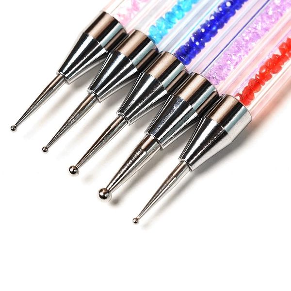 KADS 5 pc 2 Way Dotting Pen Tool Nail Art Tip Dot Paint Manicure kit