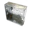 Single 1 Gang 25mm Metal Pattress Electrical Wall Back Box Socket Switch