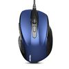 TECKNET USB Wired Mouse, 6-Button Corded Mouse with 4 Adjustable DPI, Optical Computer Mouse with Ergonomic Design for Laptop, Chromebook, PC, Desktop, Mac, Notebook-Blue