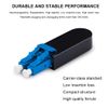 YIENFBEV LC Fiber Optic Loopback Adapter - LC Singlemode 9/125 Tester Adapter - Blue 2 Pack