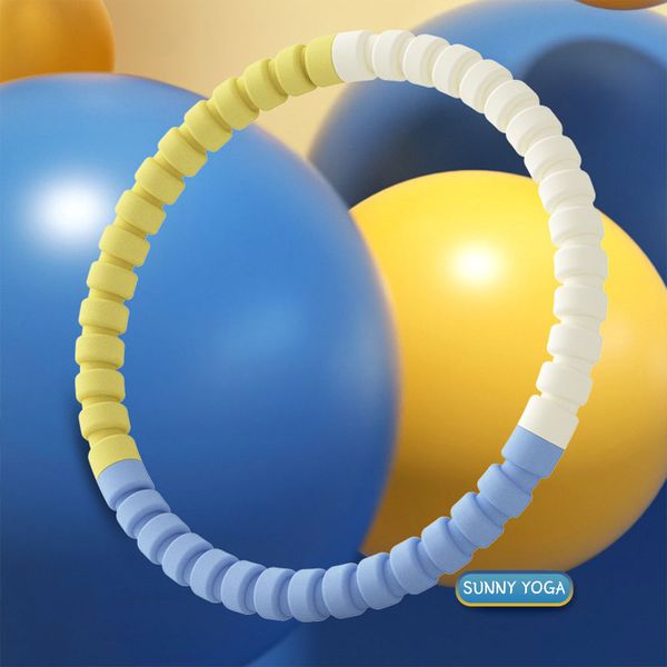 Sunny Yoga Cloud Acupressure Diet Hula Hoop, Cloud Cream Sky