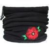 TeddyTs Poppy Black Fleece Snood with Adjustable Toggle