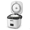 4-Cup White Space Saving Rice Cooker with Ceramic Nonstick Inner Pot