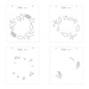 Sizzix Layered Stencils 4PK - Holly Wreath [665933]