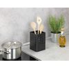WENKO Silio Utensil Holder Black