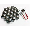 20 QUALITY STYLISH CHROME SECURITY WHEEL NUT CAPS BOLT COVERS 19mm PRESENT GIFT