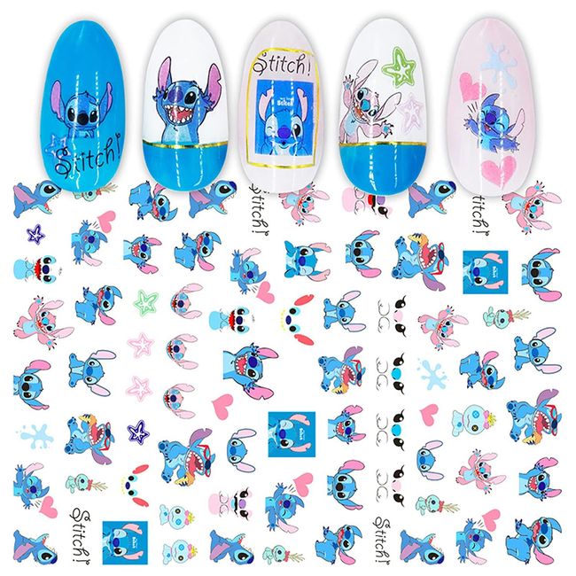 Kawaii Cute Cartoon for Women, Girls,Children Kids,Kids Nail Art Stickers,Nail Decals for Children(75+ Decals)（Style 2）