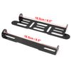 sourcingmap Black Universal Motorcycle Adjustable License Number Plate Frame