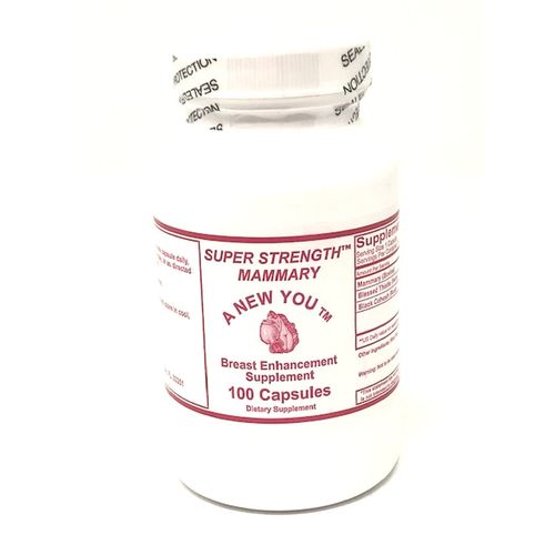 Super Strength Mammary Breast Enhancing Formula for Crossdressing Men and Trans-Women 100 Count Capsules