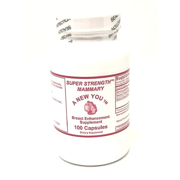 Super Strength Mammary Breast Enhancing Formula for Crossdressing Men and Trans-Women 100 Count Capsules