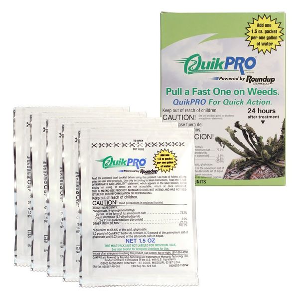 Roundup Quick Pro 1 box Makes 5 Gallons-1 Box