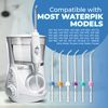Flosser Replacement Tips for Waterpik Water Flosser, Reach Flosser Refill Heads Replacement Heads for Waterpik, Compatible with Waterpik Oral Irrigator & Dental Flosser, Orthodontic Tips