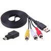 Mini USB To Composite RCA Video Audio Adapter Cable For Camera Set Top Box