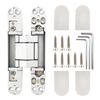Concealed Door Hinges Heavy Duty Invisible Hidden Hinges 3-D Adjustable - 1 P...