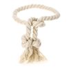 Btsky Handgemachte Raffhalter für Vorhänge, Baumwollseil beige