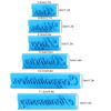 DIY 3-in-1 Cake Stencil & Embosser - Plastic Baking Stencil Set - Decorating Kitchen Utensil for Cake Lovers