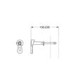 GROHE 3855800M | Rapid SL Front Wall Bracket - Silver