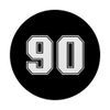Number #90 Sport White Varsity Number PopSockets Adhesive PopGrip