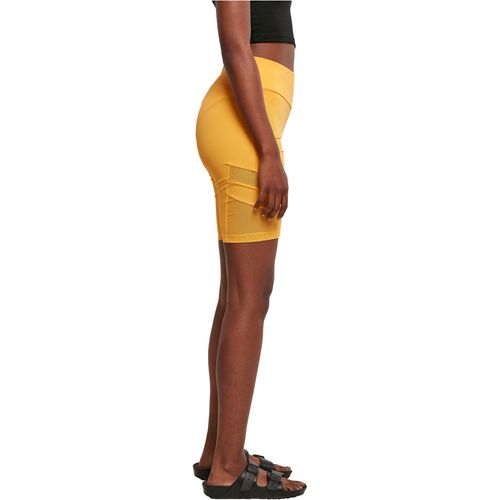 Urban Classics Ladies High Waisted Shorts Tight Women Cycling Trousers Ladies High Waist Tech Mesh Cycle Shorts Many Colours Available Sizes XS - 5XL, Magicmango