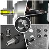 Wkmamo 120 Pcs M8 Rivet Nuts, 304 Stainless Steel Threaded Rivetnut Insert Nutsert, Flat Head Threaded Rivetnut Insert Rivnut Assortment Kit