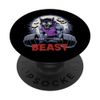 Beast Werwolf Halloween Gym Workout Thema PopSockets Klebender PopGrip