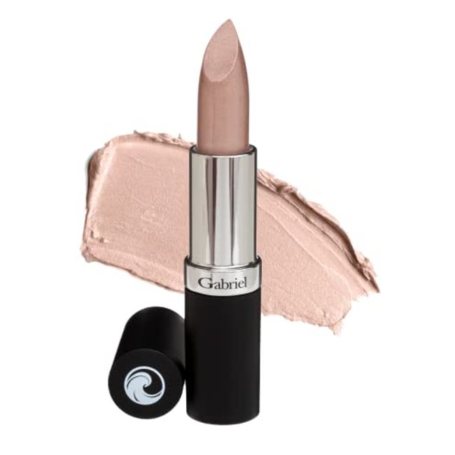 Gabriel Cosmetics Lipstick (Aurora - Bronze/Neutral Pearl), Natural, Paraben Free, Vegan, Gluten-free,Cruelty-free, Non GMO, High performance and long lasting, Infused with Jojoba Seed Oil and Aloe, 0.13 oz.